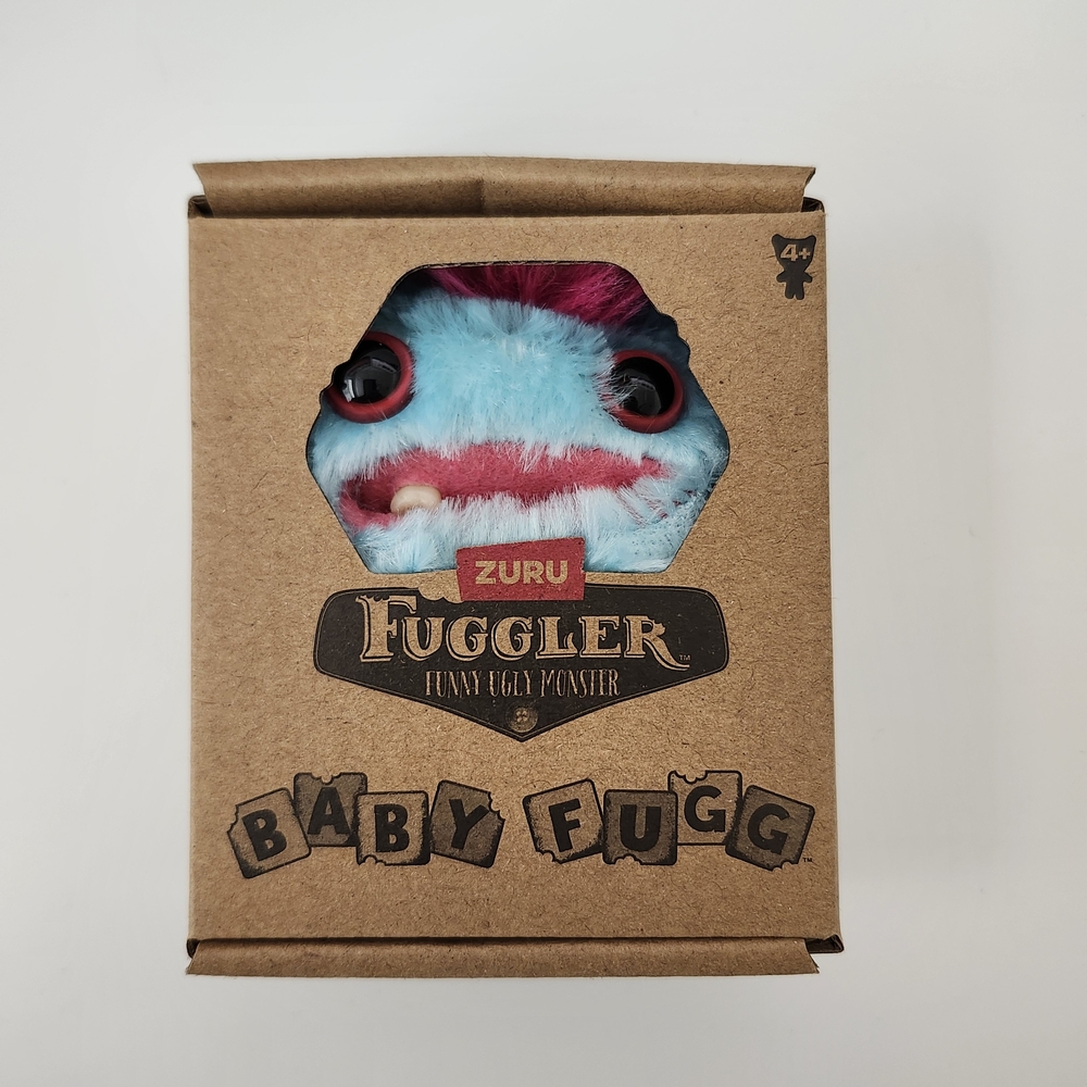 Zuru Fuggler Baby Fugg Funny Ugly Monster Plush Blue Pink New in Box #15704G